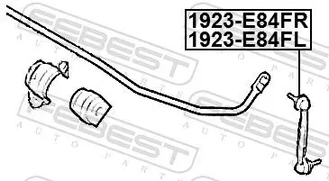 Handler.Part Rod/strut, stabiliser FEBEST 1923E84FR 2