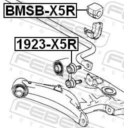 Handler.Part Rod/strut, stabiliser FEBEST 1923X5R 2