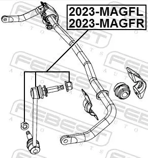 Handler.Part Rod/strut, stabiliser FEBEST 2023MAGFL 2