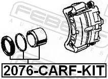 Handler.Part Piston, brake caliper FEBEST 2076CARFKIT 2