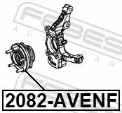 Handler.Part Wheel hub FEBEST 2082AVENF 2