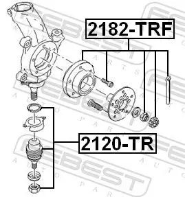 Handler.Part Ball joint FEBEST 2120TR 2