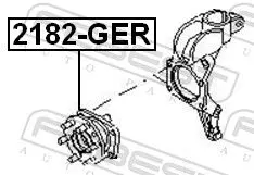 Handler.Part Wheel hub FEBEST 2182GER 2