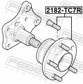 Handler.Part Wheel hub FEBEST 2182TC7R 2