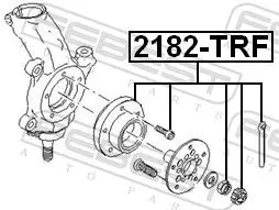 Handler.Part Wheel hub FEBEST 2182TRF 2