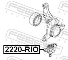 Handler.Part Ball joint FEBEST 2220RIO 2