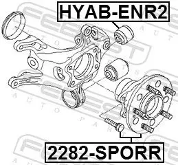 Handler.Part Wheel hub FEBEST 2282SPORR 2