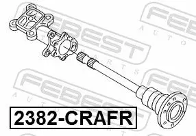 Handler.Part Wheel hub FEBEST 2382CRAFR 2