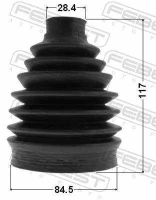 Handler.Part Bellow set, drive shaft FEBEST 2417PDUSTAWD 2