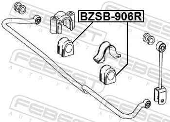 Handler.Part Stabiliser mounting FEBEST BZSB906R 2