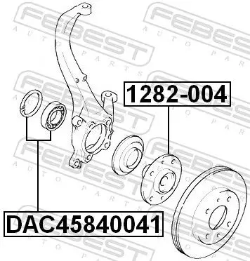 Handler.Part Wheel bearing FEBEST DAC45840041 2