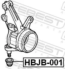 Handler.Part Repair kit, ball joint FEBEST HBJB001 2