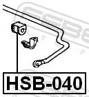 Handler.Part Stabiliser mounting FEBEST HSB040 2