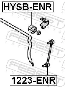 Handler.Part Stabiliser mounting FEBEST HYSBENR 2