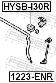 Handler.Part Stabiliser mounting FEBEST HYSBI30R 2