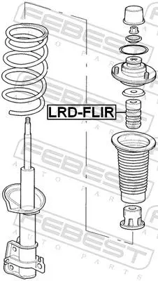 Handler.Part Shock absorber FEBEST LRDFLIR 2