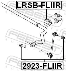 Handler.Part Stabiliser mounting FEBEST LRSBFLIIR 2