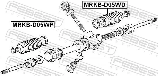 Handler.Part Bellow, steering FEBEST MRKBD05WD 2