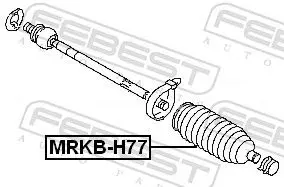 Handler.Part Bellow, steering FEBEST MRKBH77 2