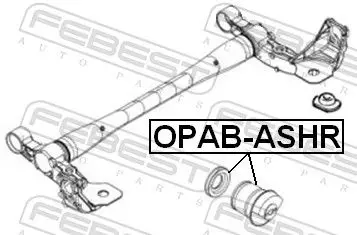 Handler.Part Mounting, axle beam FEBEST OPABASHR 2