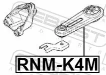 Handler.Part Engine mounting FEBEST RNMK4M 2