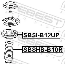 Handler.Part Protective cap/bellow, shock absorber FEBEST SBSHBB10R 2