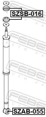 Handler.Part Bush, shock absorber FEBEST SZAB055 2