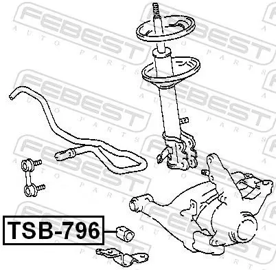 Handler.Part Stabiliser mounting FEBEST TSB796 2