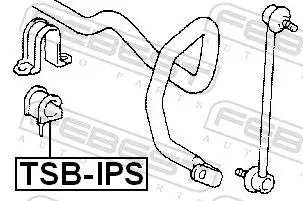 Handler.Part Stabiliser mounting FEBEST TSBIPS 2