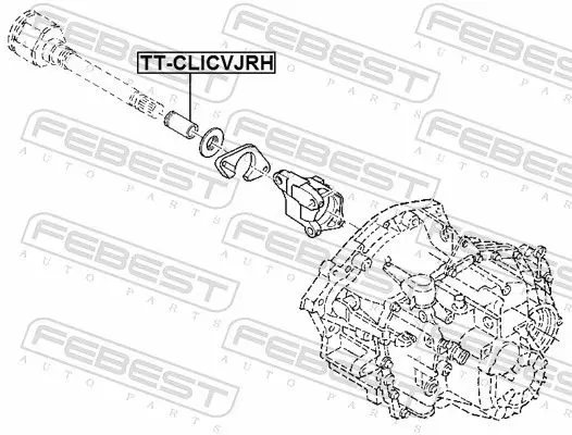 Handler.Part Joint kit, drive shaft FEBEST TTCLICVJRH 2