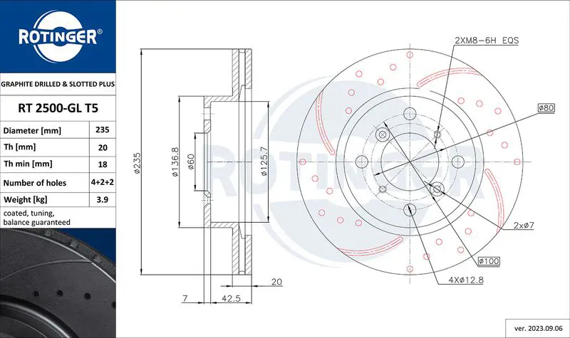 Handler.Part Brake disc ROTINGER RT2500GLT5 1