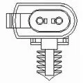 Handler.Part Sensor, wheel speed MOBILETRON ABUS039 2