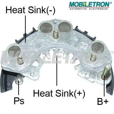 Handler.Part Rectifier, alternator MOBILETRON RH25 1