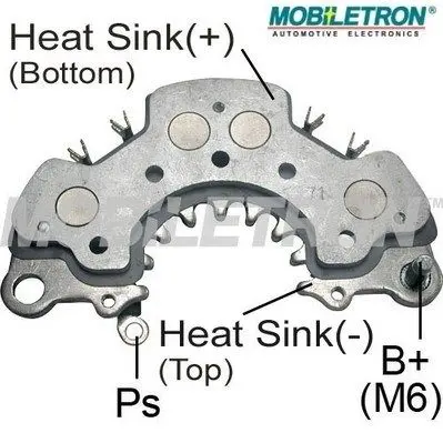 Handler.Part Rectifier, alternator MOBILETRON RH77 1