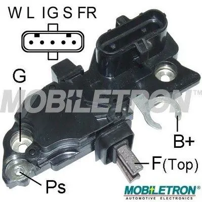 Handler.Part Alternator regulator MOBILETRON VRB396 1