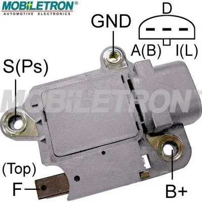 Handler.Part Alternator regulator MOBILETRON VRF817 1