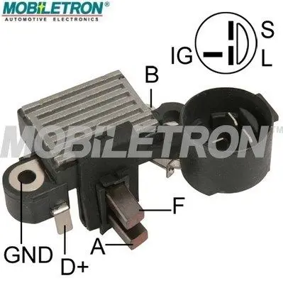 Handler.Part Alternator regulator MOBILETRON VRH200012 1