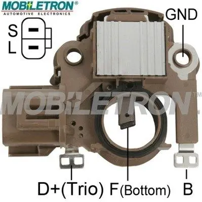 Handler.Part Alternator regulator MOBILETRON VRH200922 1