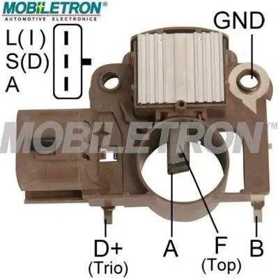 Handler.Part Alternator regulator MOBILETRON VRH200925 1