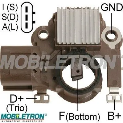 Handler.Part Alternator regulator MOBILETRON VRH200943 1