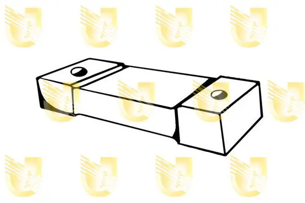 Handler.Part Rubber strip, exhaust system UNIGOM 165001 1