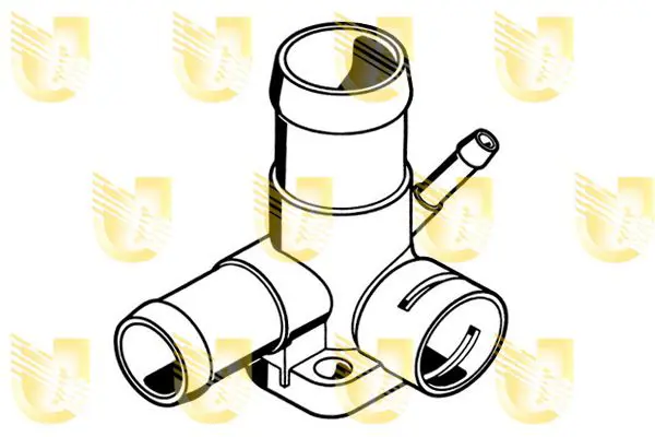 Handler.Part Coolant flange UNIGOM 341813 1