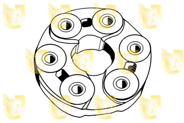 Handler.Part Joint, propshaft UNIGOM 381401 1