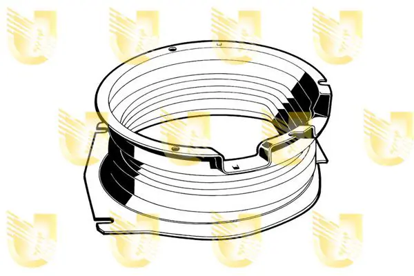 Handler.Part Cowling, radiator fan UNIGOM X39552 1