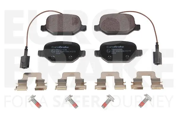 Handler.Part Brake pad set, disc brake EUROBRAKE 5502221030 1