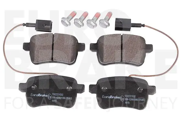 Handler.Part Brake pad set, disc brake EUROBRAKE 5502221032 1