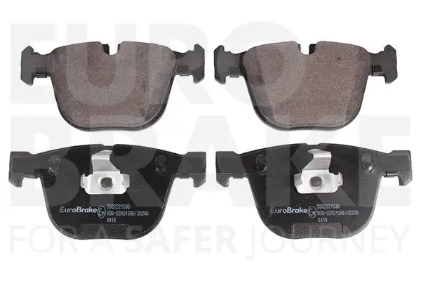 Handler.Part Brake pad set, disc brake EUROBRAKE 5502221536 1