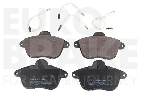 Handler.Part Brake pad set, disc brake EUROBRAKE 5502221933 1