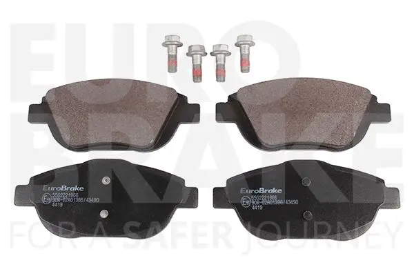 Handler.Part Brake pad set, disc brake EUROBRAKE 5502221966 1