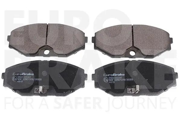 Handler.Part Brake pad set, disc brake EUROBRAKE 5502222247 1